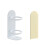 (White ) Bathroom Hook Wall Mounted Storage Holder 1