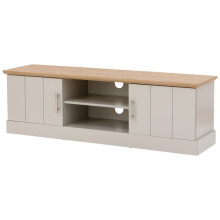 Kendal 2 Door 2 Shelves Large TV Unit Grey