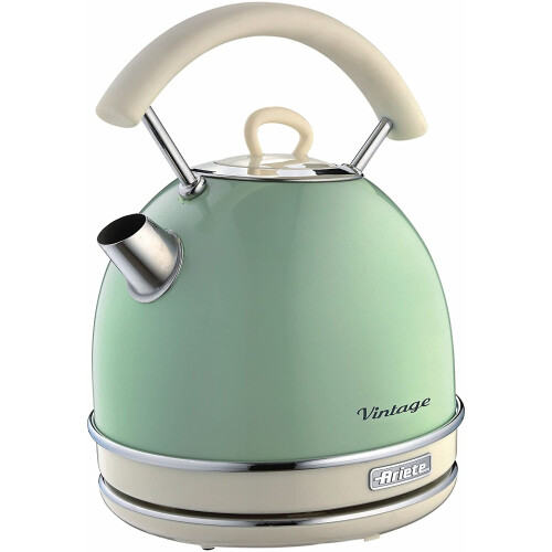 Ariete Ariete 2877/04 Retro Style Cordless Dome Kettle, Green