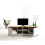 Kendal 2 Door 2 Shelves Large TV Unit Grey 10