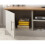 Kendal 2 Door 2 Shelves Large TV Unit Grey 12