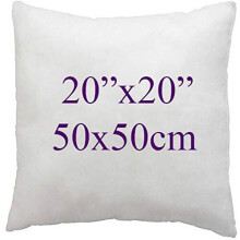 (20x20") Super Soft white Duck Feather Cushion pads Inners, Inserts, Fillers, 100% Cotton Down Proof Cover, Hypoallergenic,