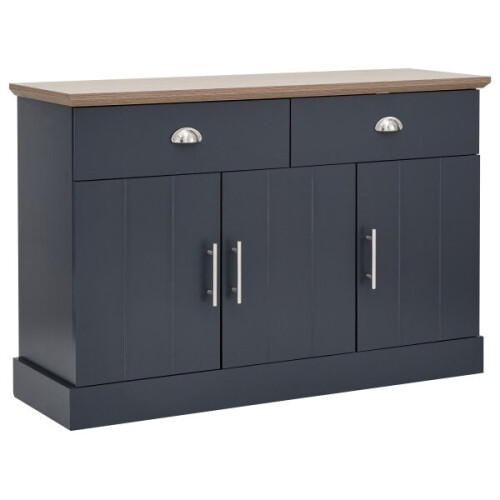 Kendal 3 Door 2 Drawer Large Sideboard in Slate Blue