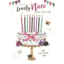 To A Lovely Niece Birthday Greeting Card Second Nature Just To Say Cards