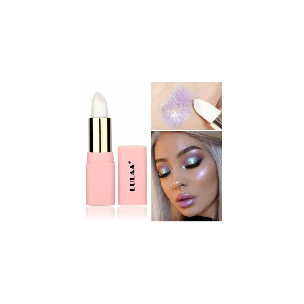 Blowuponline5 Gold (01) Multicolor Holographic Mermaid Glitter Lipstick Shiny Metallic Lipsticks Waterproof Long Lasting Lip Stick Makeup Cosmetic