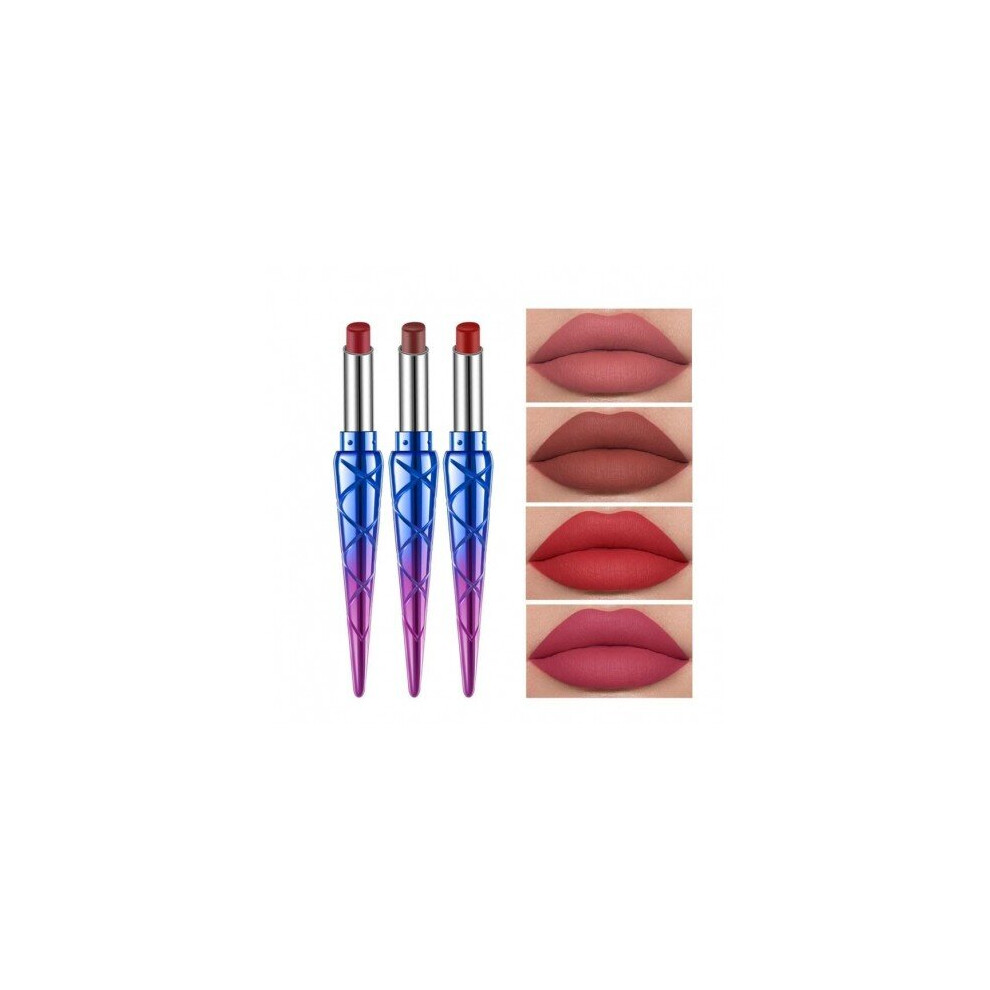 (105) Mermaid Lip Gloss Nude Matter Lipstick Waterproof Long Lasting Moist Lip Gloss Sexy Women Matte Metal Lip Tint Makeup TSLM1-image-OPC-P6X2MMR-NEW