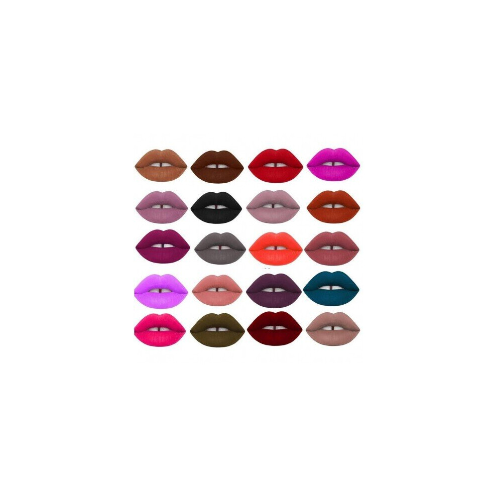 Blowuponline5 Black,Cream,Brown (3) Sexy Lipgloss Long Lasting Full Lip Gloss Tint Waterproof Pigment Black Brown Matte Liquid Lipstick Nude Makeup 8210