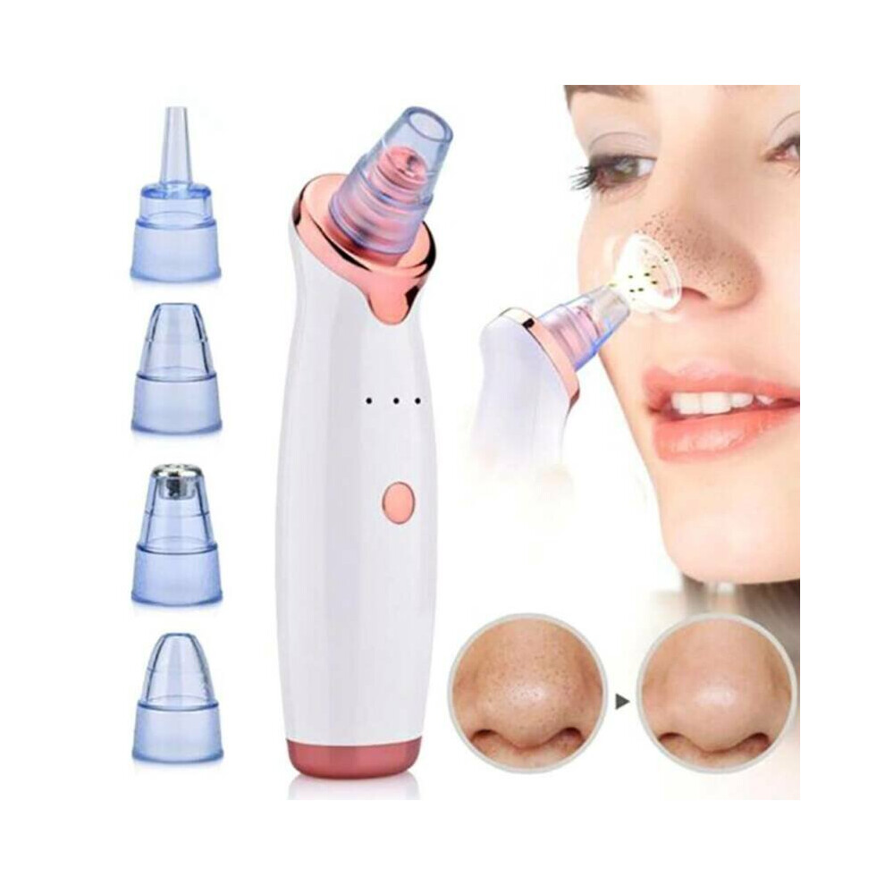 Electric Blackhead Remover Face Cleaner Pore Vacuum Suction Facial Skin Machine