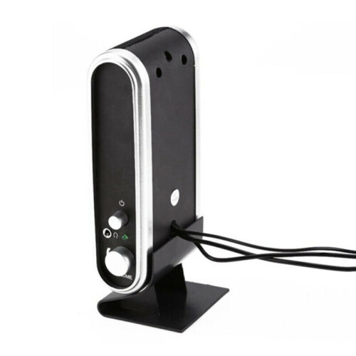 USB Power Wired Computer Speakers Stereo 3.5mm Jack Aux For Desktop PC Laptop 2