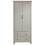 Lancaster 2 Door 2 Drawer Wardrobe in Grey 2