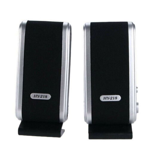 USB Power Wired Computer Speakers Stereo 3.5mm Jack Aux For Desktop PC Laptop 1