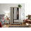 Lancaster 3 Door 2 Drawer Wardrobe in Grey 4