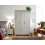 Lancaster 3 Door 2 Drawer Wardrobe in Grey 3