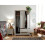 Lancaster 3 Door 2 Drawer Wardrobe in Grey 5