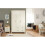 Lancaster 3 Door 2 Drawer Wardrobe in Cream 5