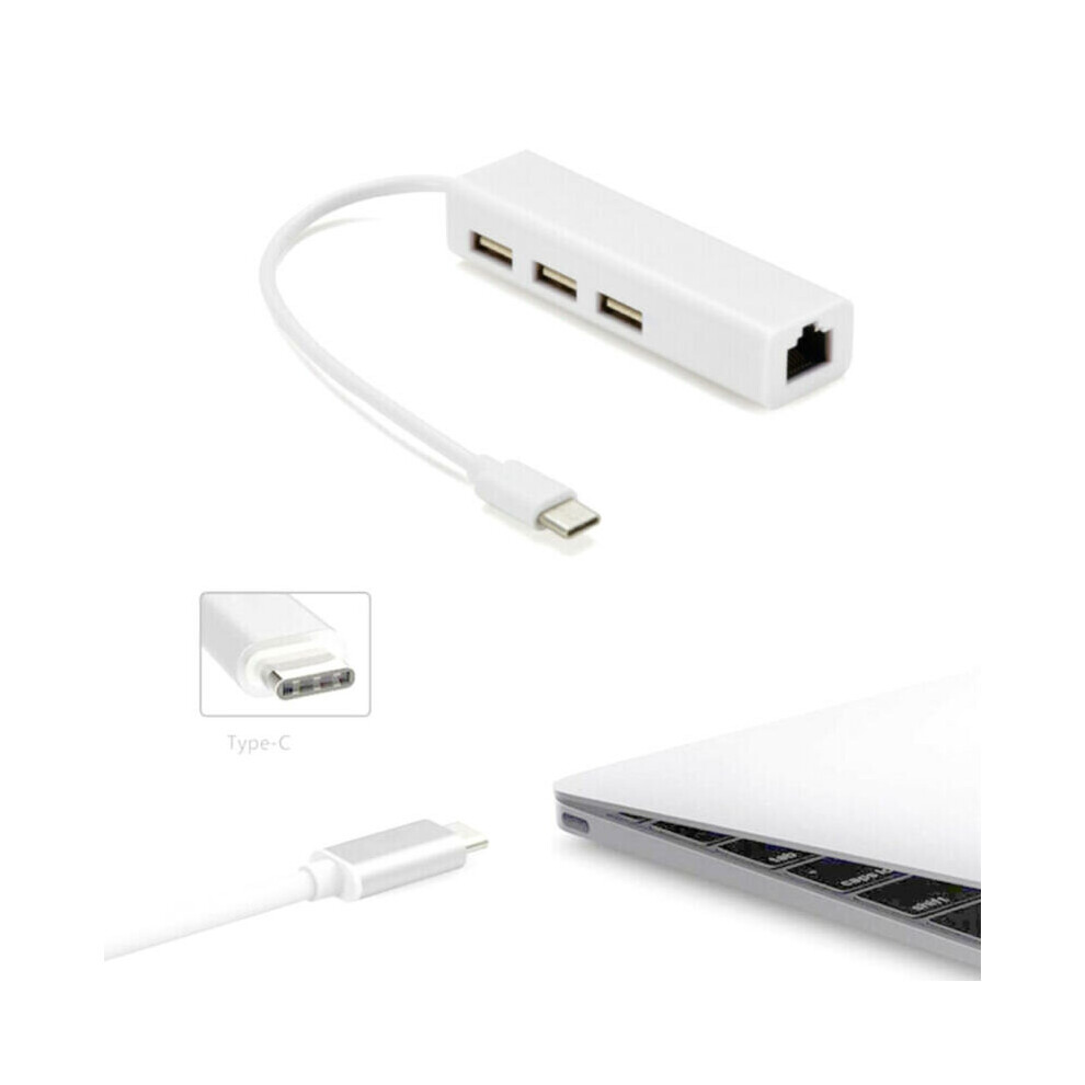USB-C/TYPE-C to ETHERNET LAN Internet RJ45 Network Adapter MACbook & Type C