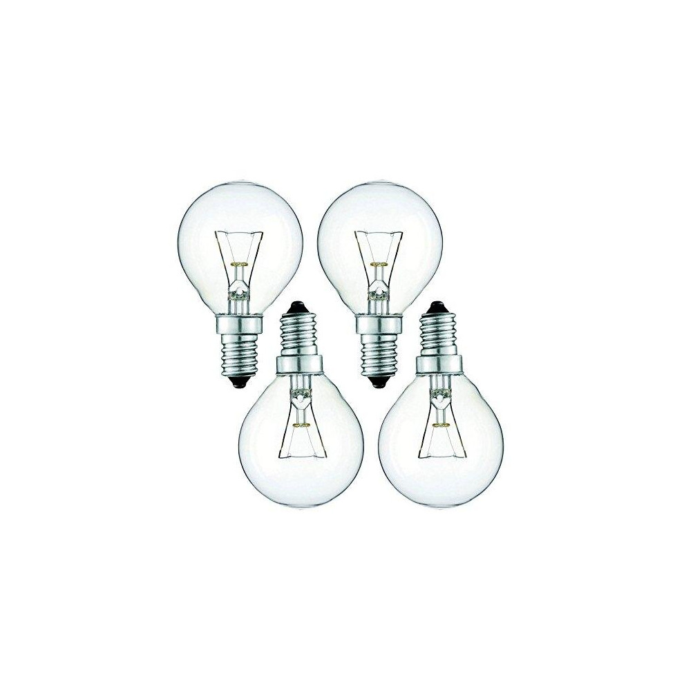 Universal Oven Cooker Light Bulb for E14 SES 40w 300Ã (Pack of 4)