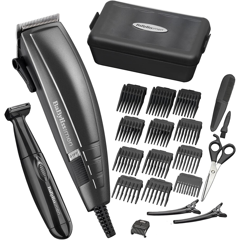 BaByliss Pro Hair Cutting Kit for Men - Black