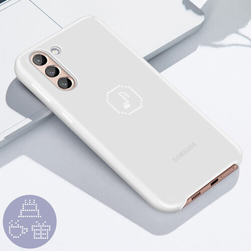 Samsung Samsung Galaxy S21 Plus Ultra-thin LED Smart IQCompatible Case - white 2