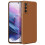Samsung Case Galaxy S21 Plus Genuine Leather Soft-touch Original Leather Cover brown 2
