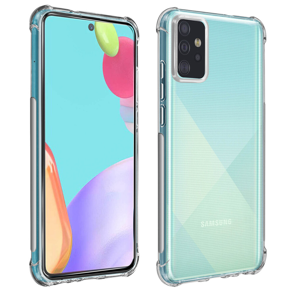 Protective Pack For Galaxy A52 5G Flexible Cover + 9H Tempered Glass Film Clear 3662427510448