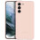 Cover in silicone originale per Samsung Galaxy S21 Plus Soft Touch Pink 1