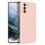 Cover in silicone originale per Samsung Galaxy S21 Plus Soft Touch Pink 2