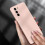 Cover in silicone originale per Samsung Galaxy S21 Plus Soft Touch Pink 4