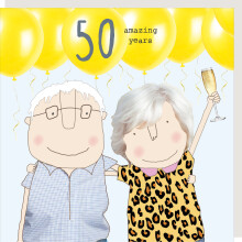 Rosie Made A Thing Amazing Years 50th Anniversary Greeting Card Humour Cards
