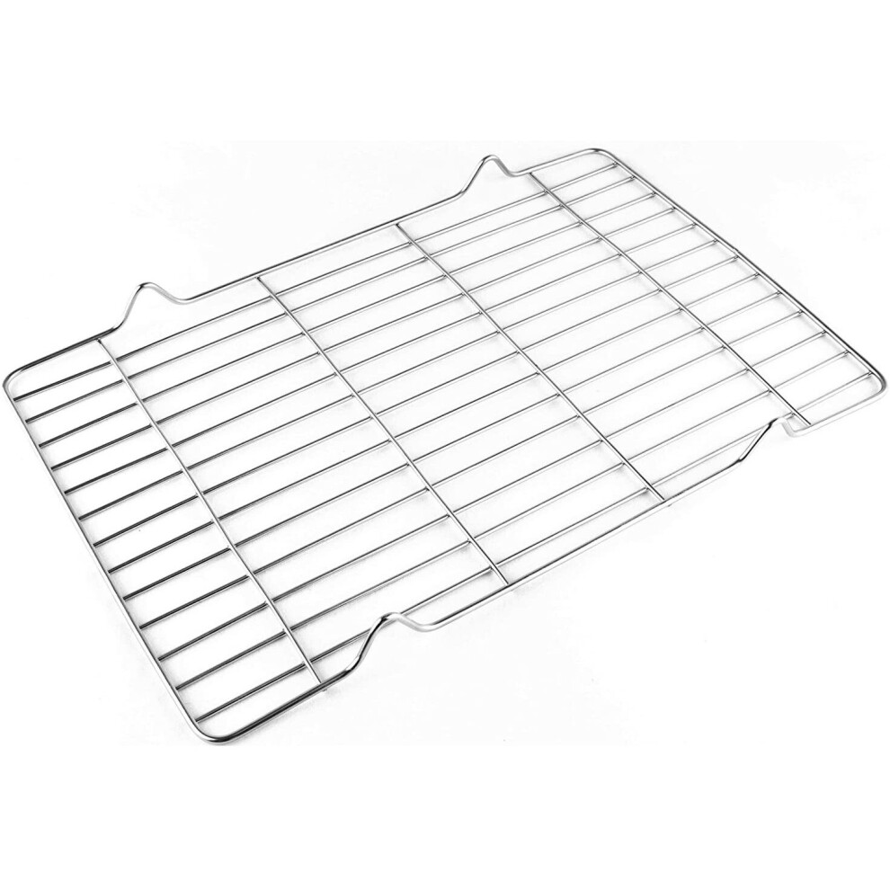 Universal Grill Pan Grid Mesh Rack For Oven Cooker 344Mm X 222Mm
