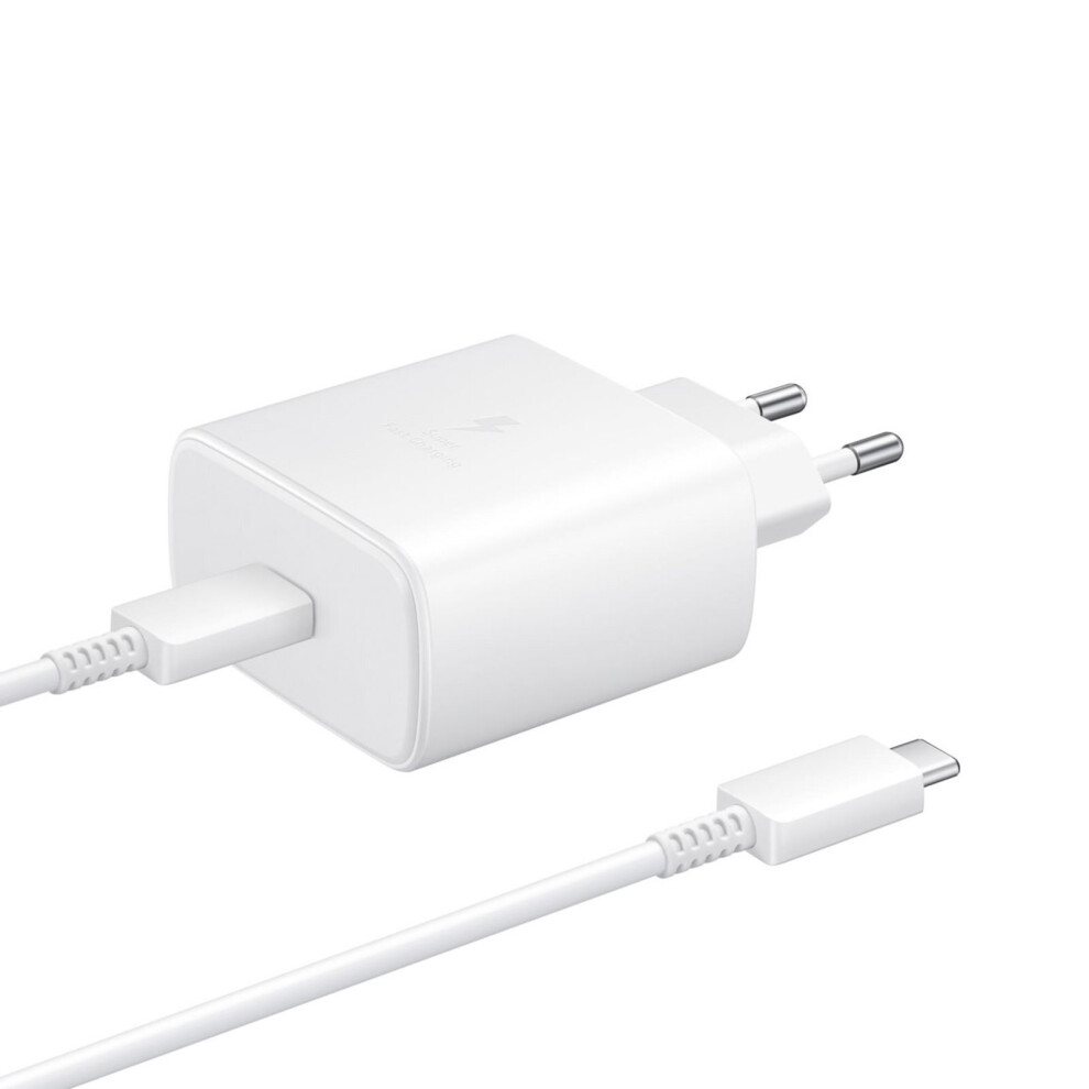Samsung Charger Original Usb-C To Usb-C Fast Charging 2.0 Cable White