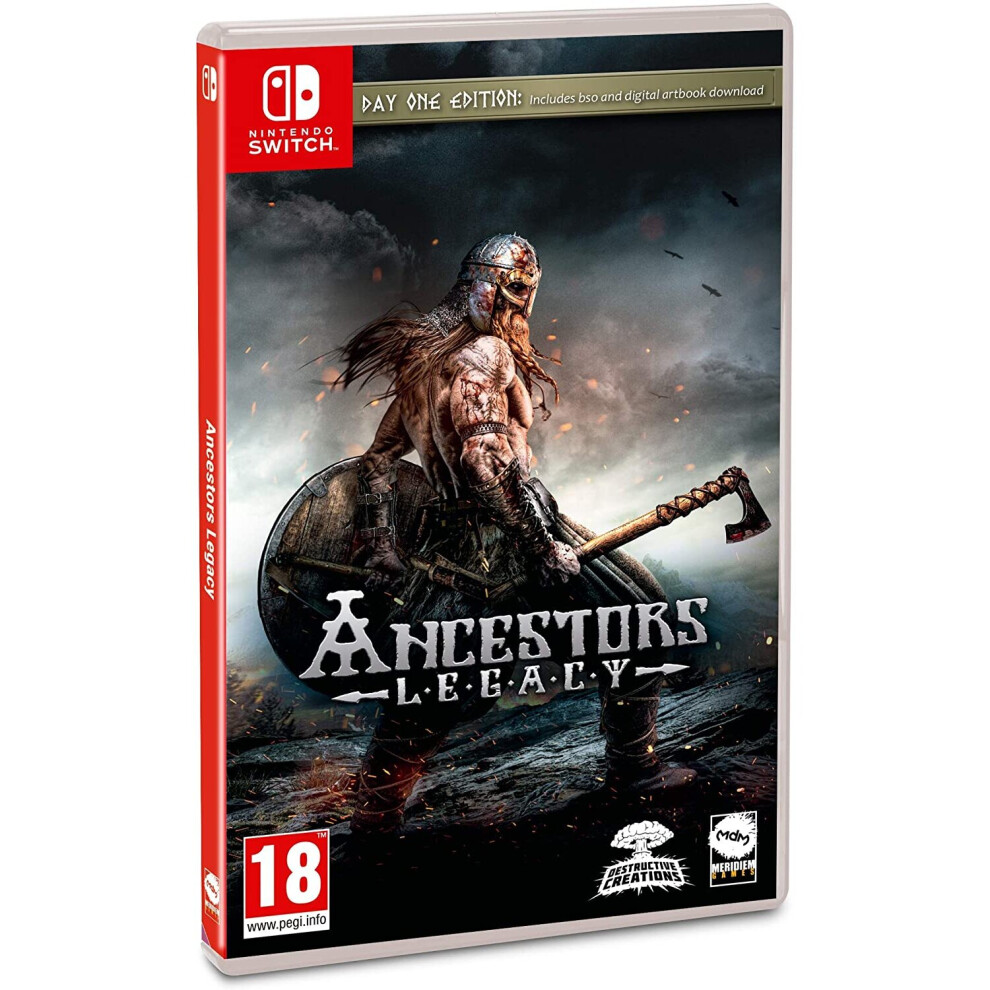 Ancestors Legacy Nintendo Switch EXCELLENT Condition CARTRIDGE Version HISTORIC - Image 2