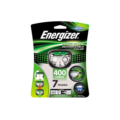Energizer Energizer Vision LED USB Rechargeable Headlight with 400 Lumens