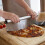 Rocking Pizza Cutter Blade Multi Use Stainless Steel Slicer with Cover M&W 7