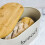 Maison & White Cream Bread Bin with Bamboo Lid - Doubles as Cutting Board, Keeps Bread Fresh 8