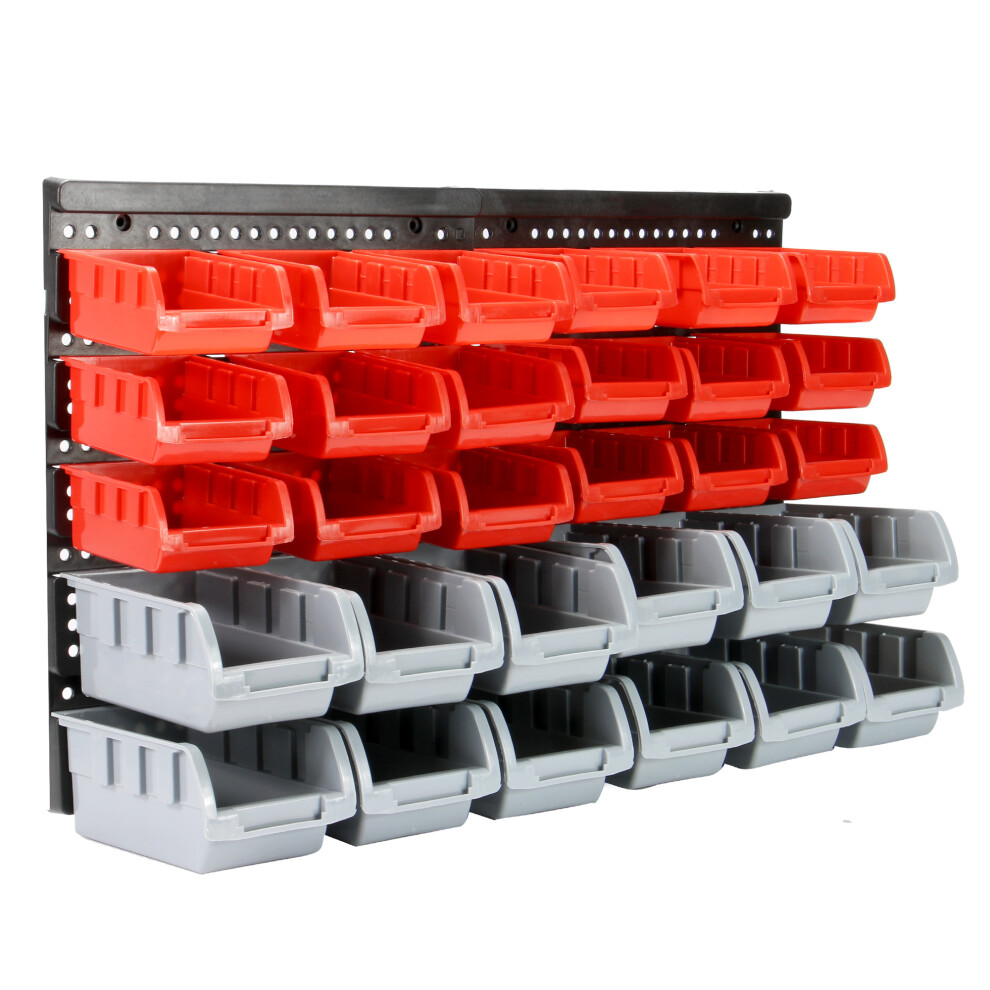 Wall Mounted Storage Bins & Backboards Tool Organiser Shed Shelving Pukkr