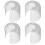 Metal Gutter Guards Pack of 4 - Downpipe Covers Drain Mesh Protector Traps Pukkr 1