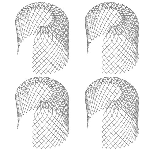 Metal Gutter Guards Pack of 4 - Downpipe Covers Drain Mesh Protector Traps Pukkr