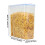 Pukkr 4-Pack Cereal Containers - Airtight Snap-Lock Lids, Easy-Dispense Pour, Includes Labels 5