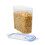 Pukkr 4-Pack Cereal Containers - Airtight Snap-Lock Lids, Easy-Dispense Pour, Includes Labels 4
