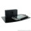 Tempered Black Glass Floating Shelf 1 Tier | M&W 3