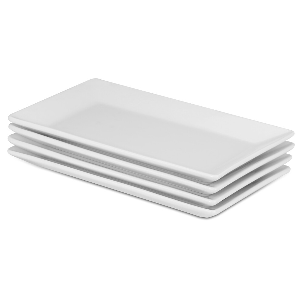 Set Of 4 Porcelain Serving Platters | M&W