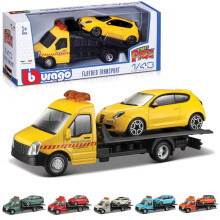 1:43 Street Fire Flatbed Transport Car Diecast Model (1 At Random)