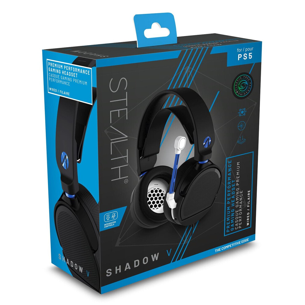 Stealth Sp-Shadow V Stereo Gaming Headset For Ps5 Black 5055269711582