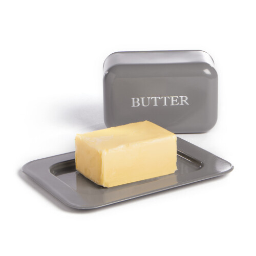 Butter Dish with Lid in Grey | M&W 1