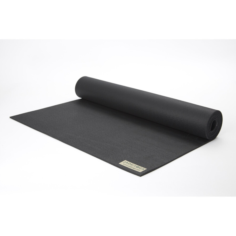 (Black) Jade Yoga Harmony 68" Inch Yoga Mat