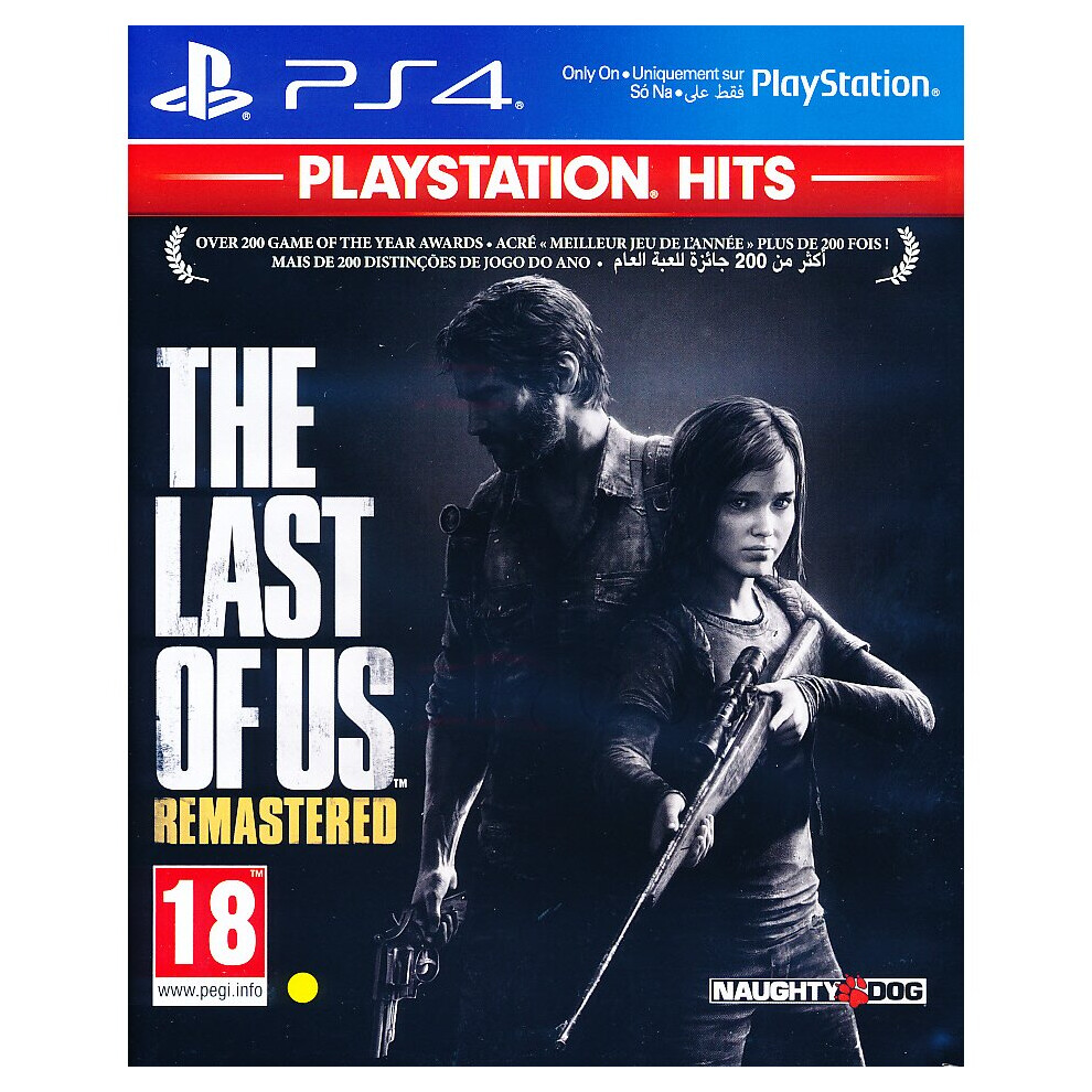 Last of Us Remastered PS4 Game (PlayStation Hits) [Multi-Language Cover]