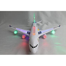 AIRBUS A380 AEROPLANE ELECTRIC TOY WITH LIGHTS AND SOUND 3 SIZES BUMP AND GO ACTION TOY PLANE LED LIGHTS