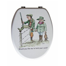 (Sex in the Country) Bryn Parry Illustrated Novelty Wooden Toilet Seat