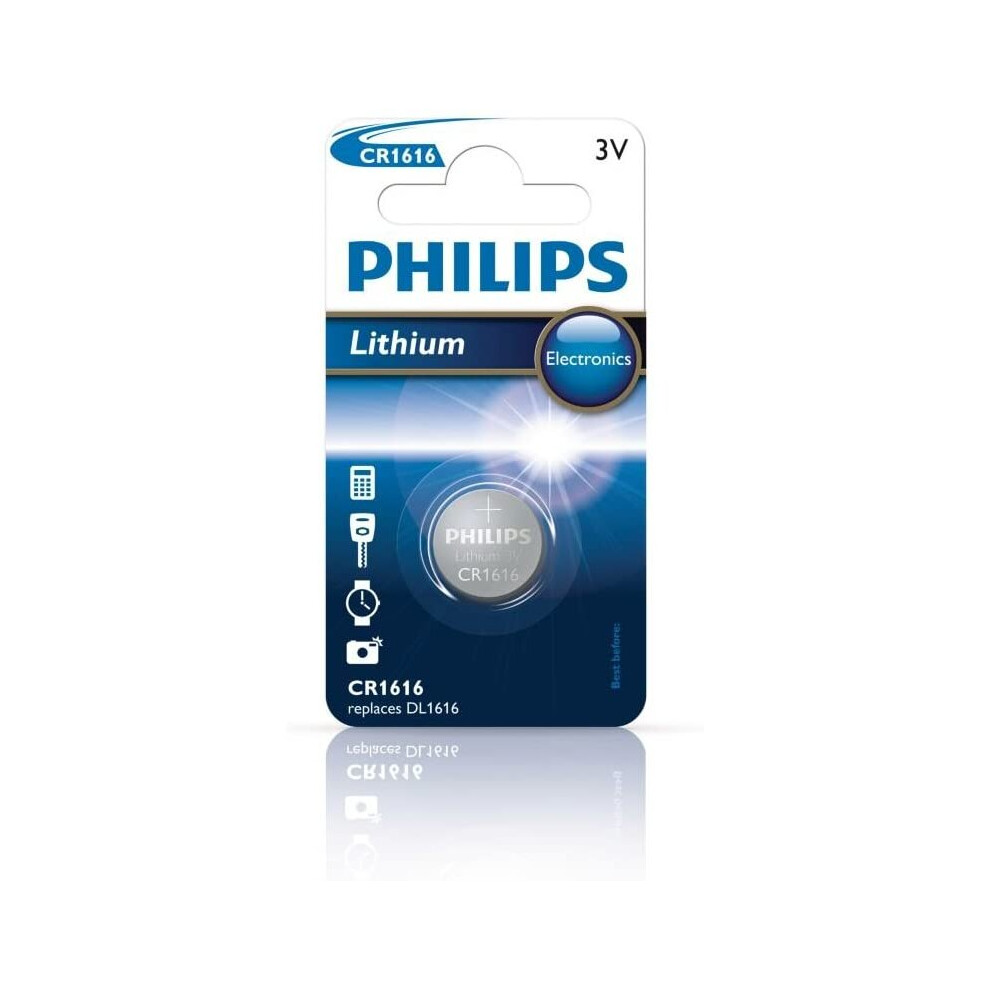 Philips CR1616/00b Lithium Mini Cell Pack of 1